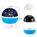 Farverig Galaxy Drejelig Lampe