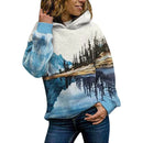 Natural Mountain Printet Sweatshirt