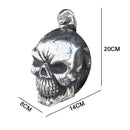 Motorcykel horn cover med kranie