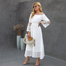 Boho blonde maxikjole