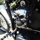 Motorcykel horn cover med kranie