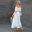 Boho blonde maxikjole
