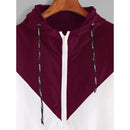 Tofarvet Windbreakerjakke