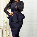 Midi Bodycon-kjole med pailletter