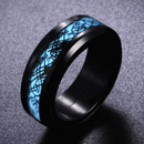 Lysende Keltisk Drage Ring