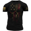 3D amerikansk Reaper printet T-shirt