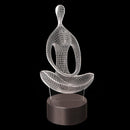 Yoga 3D Illusionslampe
