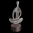 Yoga 3D Illusionslampe