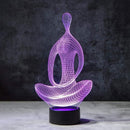 Yoga 3D Illusionslampe