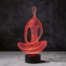Yoga 3D Illusionslampe