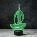 Yoga 3D Illusionslampe