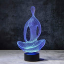 Yoga 3D Illusionslampe
