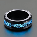 Lysende Keltisk Drage Ring