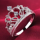 Krystal Krone Ringe