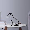 Minimalistisk Hundekunst Skulptur