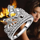 Krystal Krone Ringe