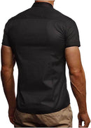 Polo T-shirt til herrer med knapper