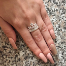 Krystal Krone Ringe