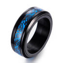 Lysende Keltisk Drage Ring
