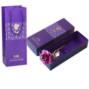 24K Folie Forgyldt Guld Rose