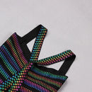 Dame Multi Color Festkjole