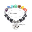 7 Chakra Sten Armbånd