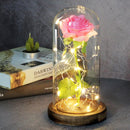 Kunstig Evig Rose LED Lys
