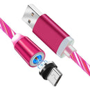 iGlow Glødende LED Magnetisk 3-i-1 USB Opladerkabel