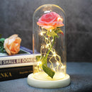 Kunstig Evig Rose LED Lys