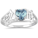 Mor Hjerte Opal Ring