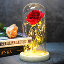 Kunstig Evig Rose LED Lys