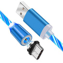 iGlow Glødende LED Magnetisk 3-i-1 USB Opladerkabel