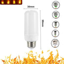 LED-pære med flammeeffekt