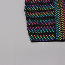 Dame Multi Color Festkjole