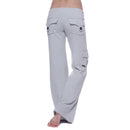Bootcut cargobukser til kvinder