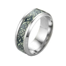 Lysende Keltisk Drage Ring