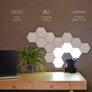 Hexagonale modulære berøringslys