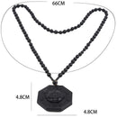 Obsidian Yin Yang Halskæde