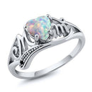 Mor Hjerte Opal Ring