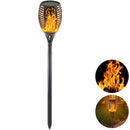 Solcellelamper med flimrende flammeeffekt