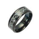 Lysende Keltisk Drage Ring