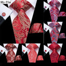 Hi-Tie | Sæt med slips i silke og paisley