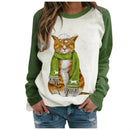 Dame sweatshirt med tryk