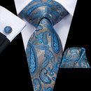 Hi-Tie | Sæt med slips i silke og paisley