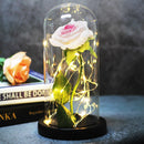 Kunstig Evig Rose LED Lys