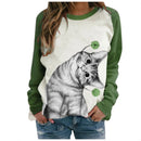 Dame sweatshirt med tryk