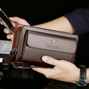 Ægte læder herre clutch