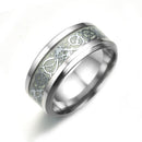 Lysende Keltisk Drage Ring