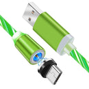 iGlow Glødende LED Magnetisk 3-i-1 USB Opladerkabel