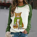 Dame sweatshirt med tryk